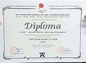 diploma 6 dan